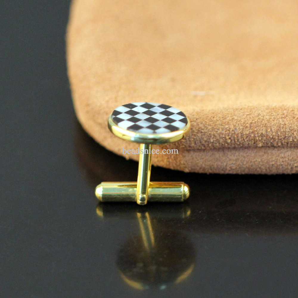 brass cufflink