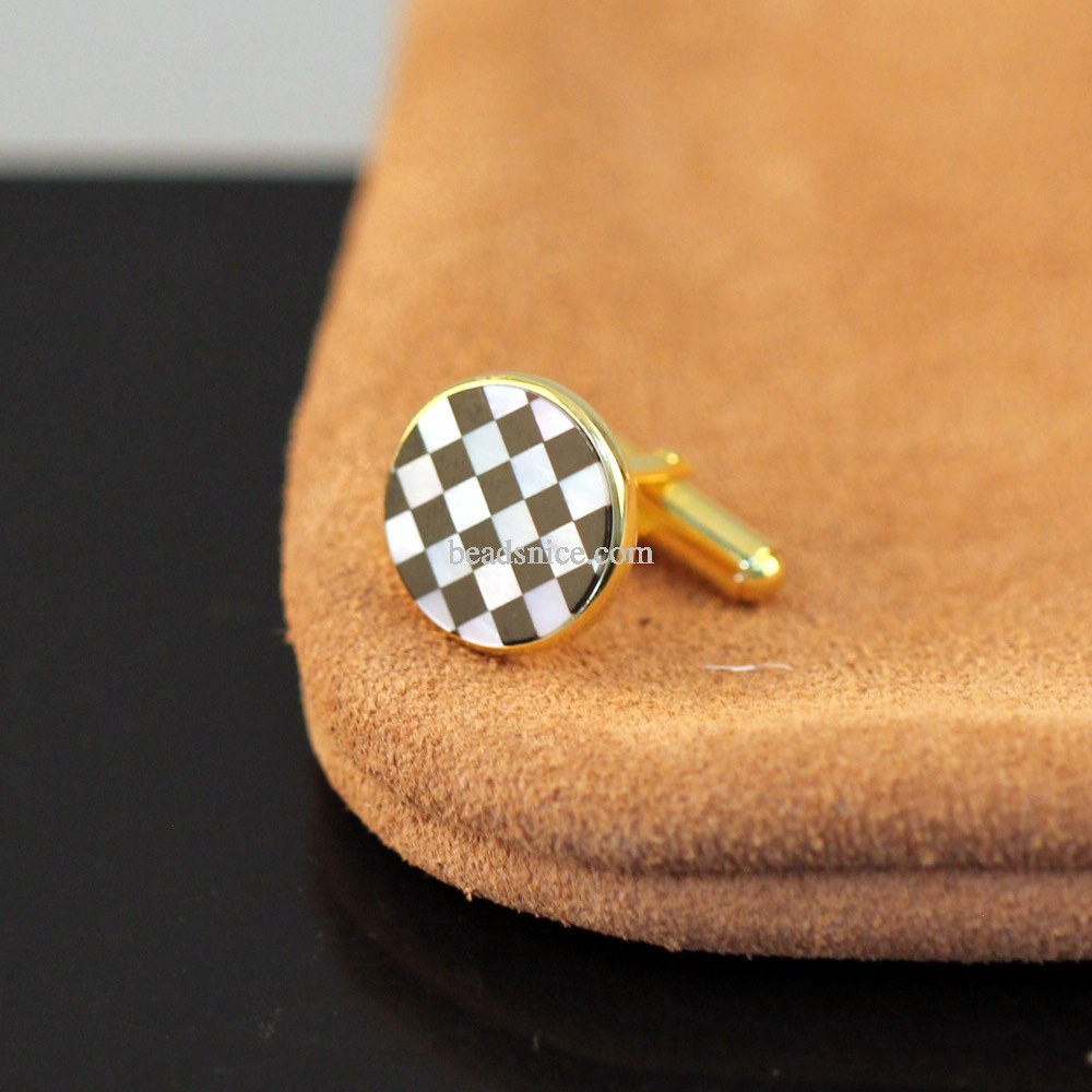 brass cufflink