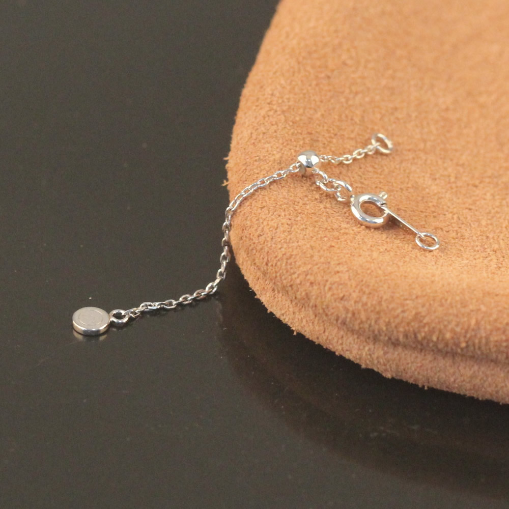 Sterling Silver Cord End Cap with Clasp