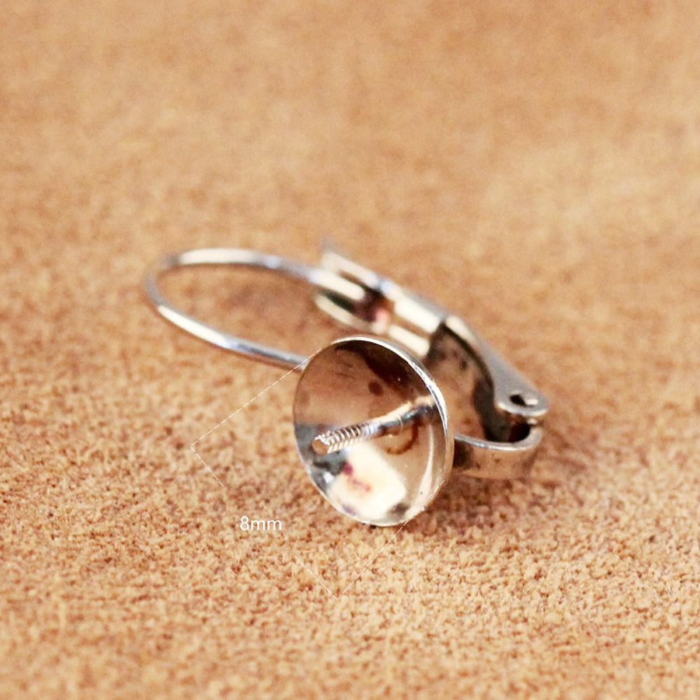 925 Sterling Silver Earring Base