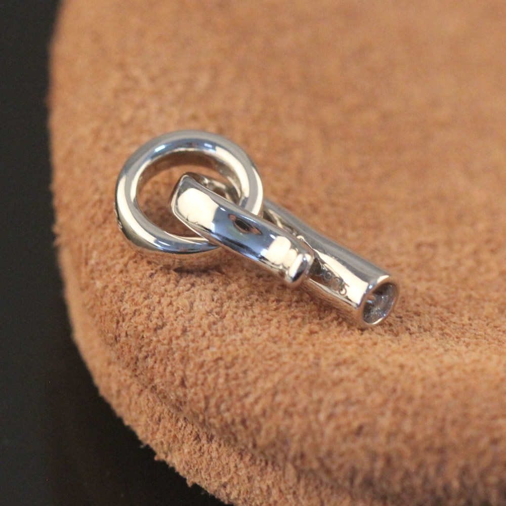Sterling Silver Hook and Eye Clasp