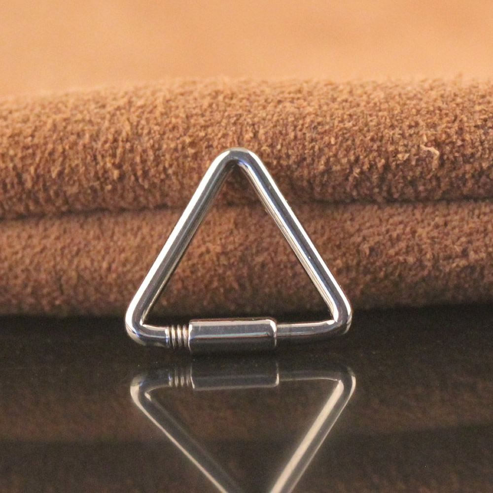 Sterling Silver Screw Clasp