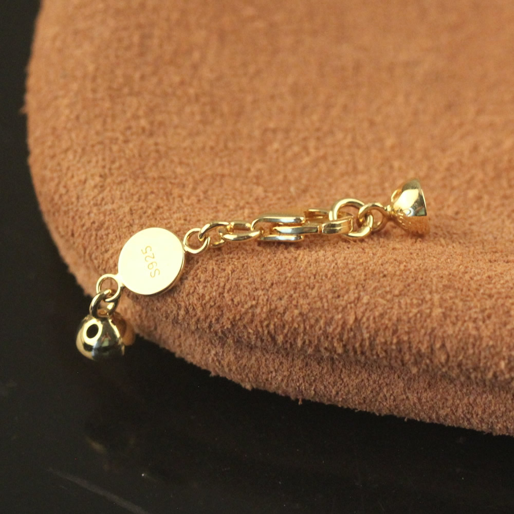 Sterling Silver Cord End Cap with Clasp