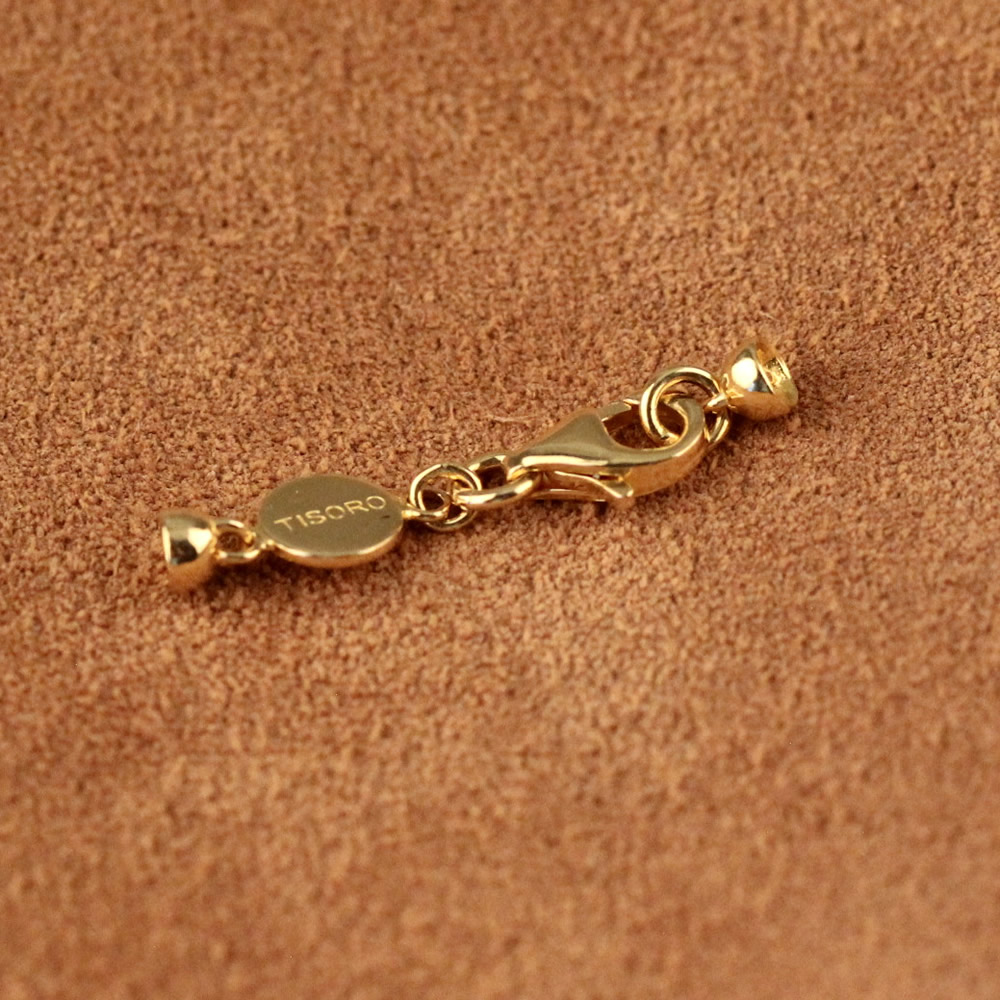 Sterling Silver Cord End Cap with Clasp