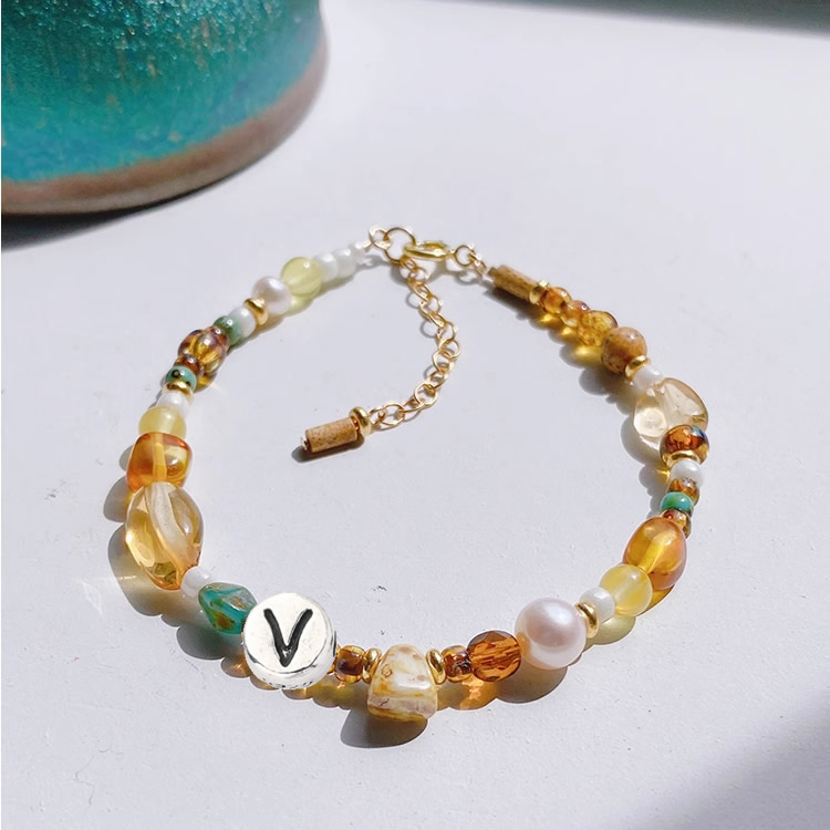 999 Sterling Silver Letters Round Beads