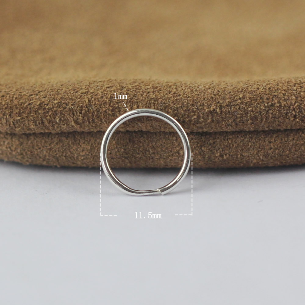 Sterling Silver Hoops Earring Components
