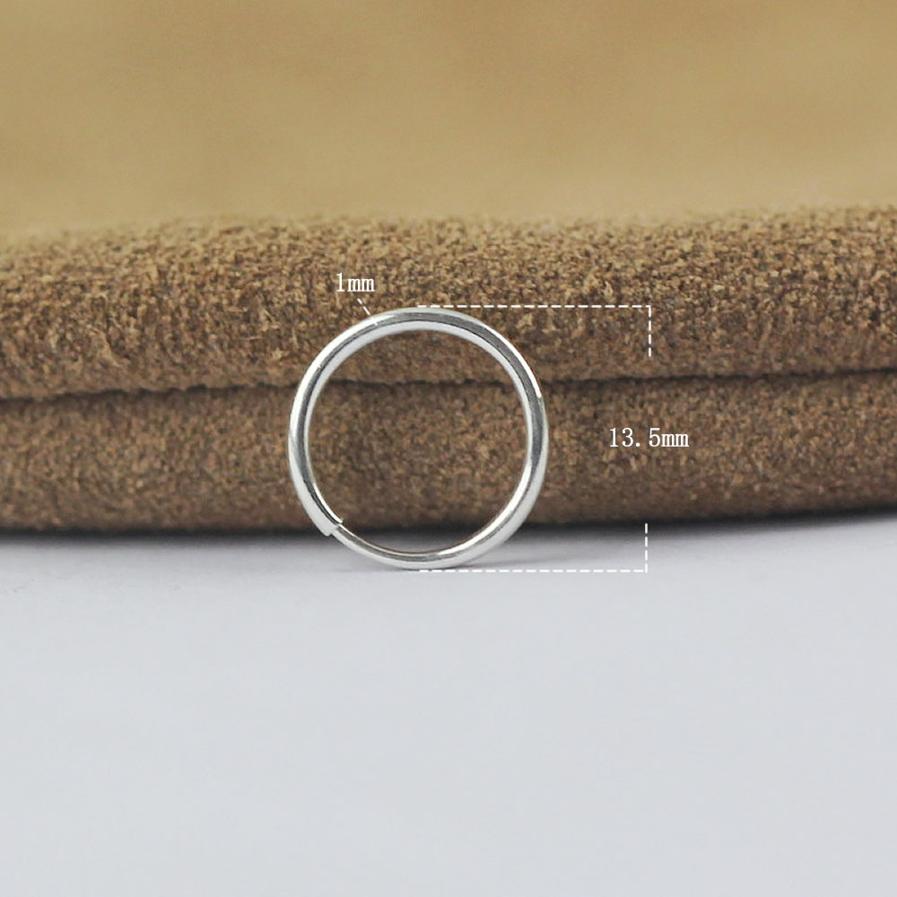Sterling Silver Hoops Earring Components