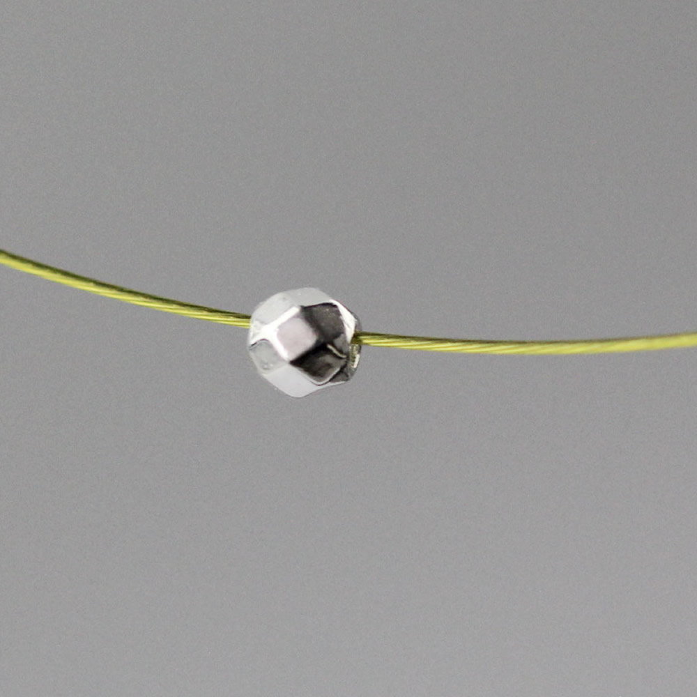 Sterling Silver Faceted Beads