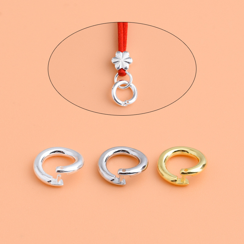 Sterling Silver Spring Rings Clasps
