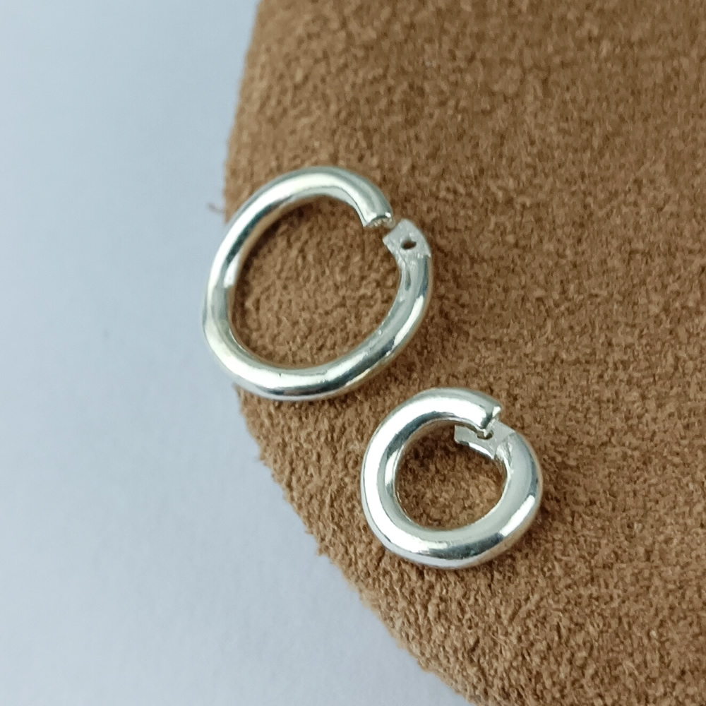 Sterling Silver Spring Rings Clasps