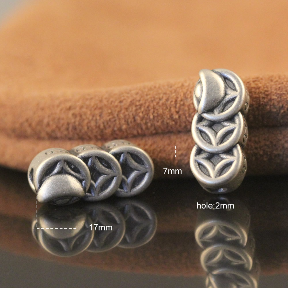 999 sterling silver beads