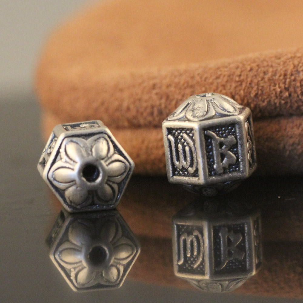 999 sterling silver beads