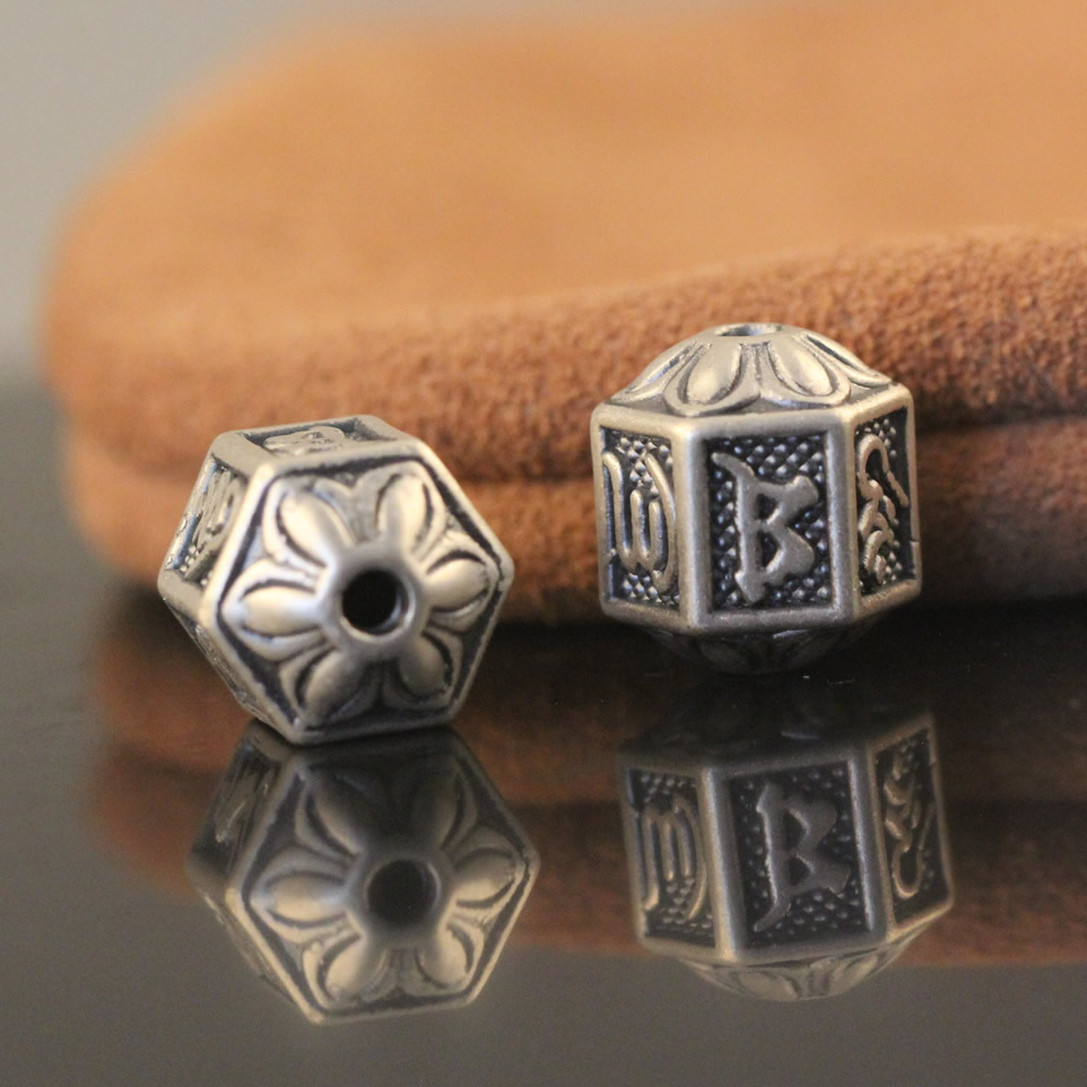 999 sterling silver beads