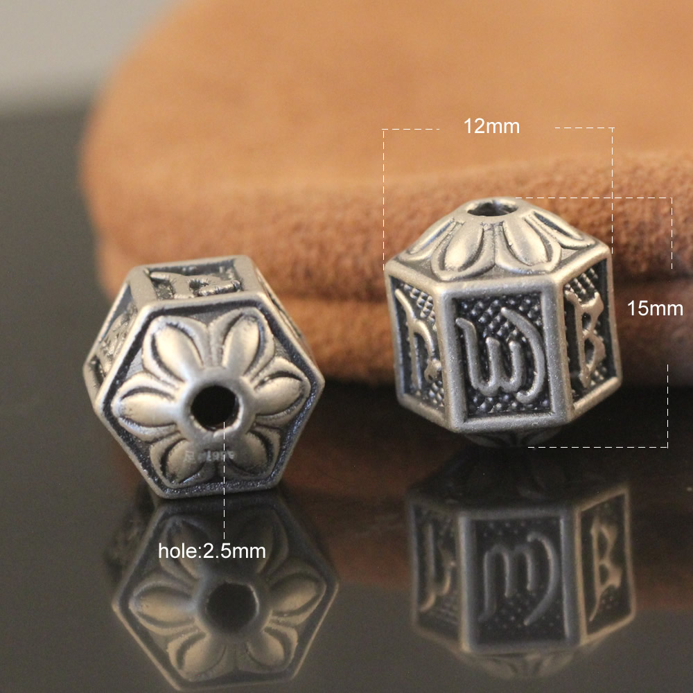 999 sterling silver beads