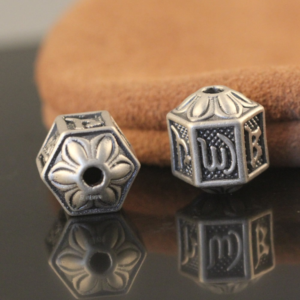 999 sterling silver beads