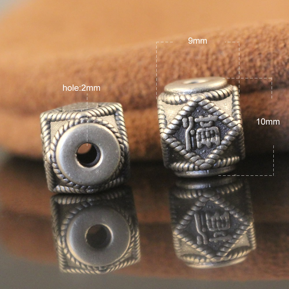 999 sterling silver beads