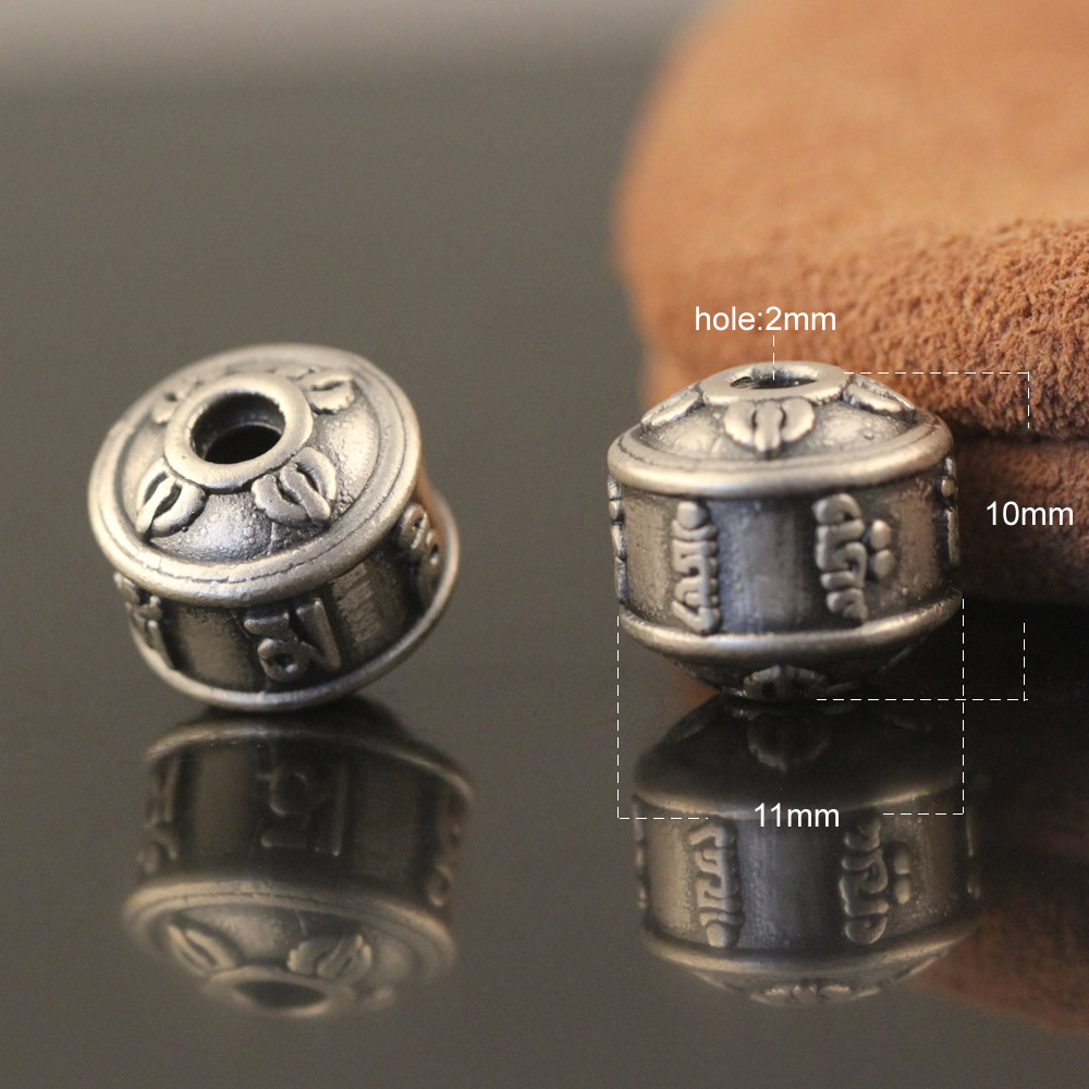 999 sterling silver beads