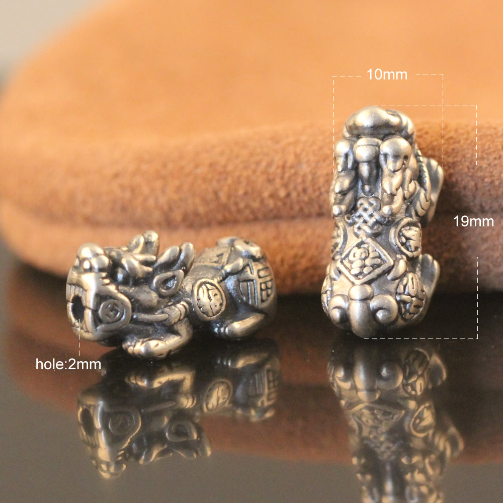 999 sterling silver beads
