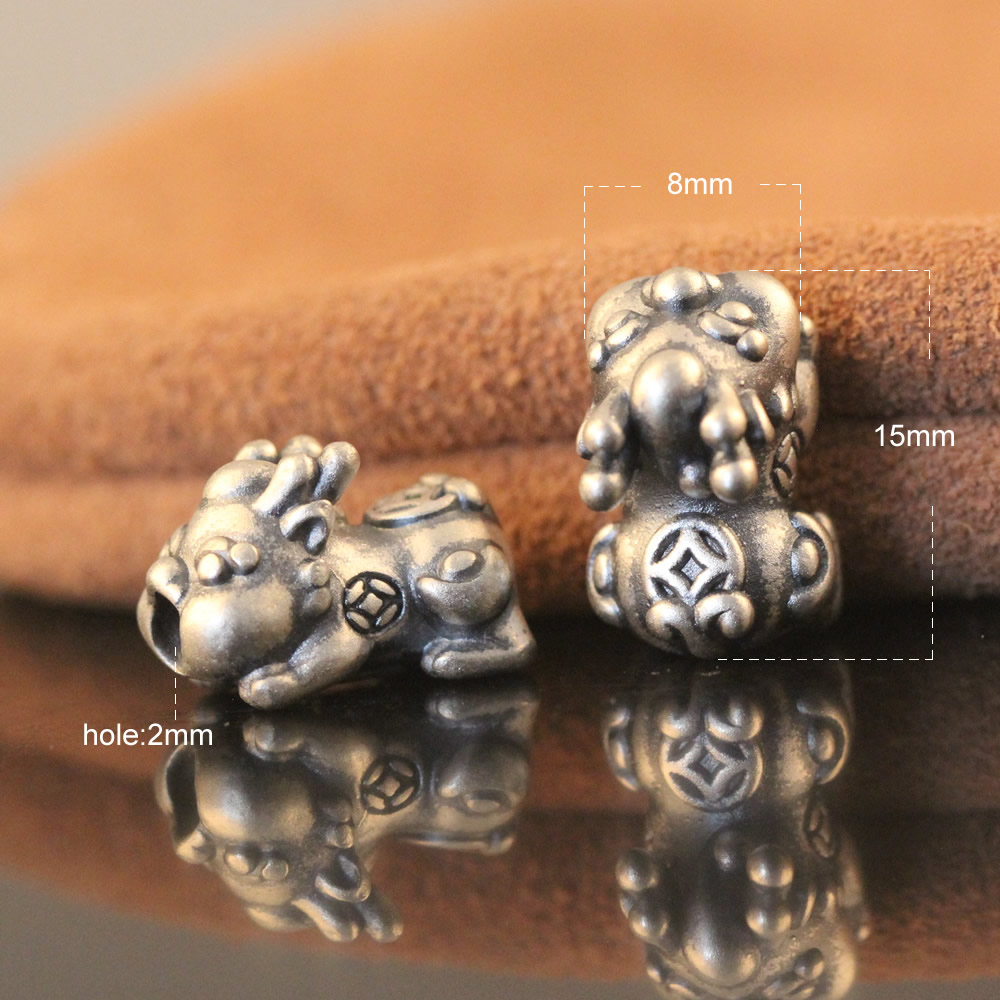 999 sterling silver beads