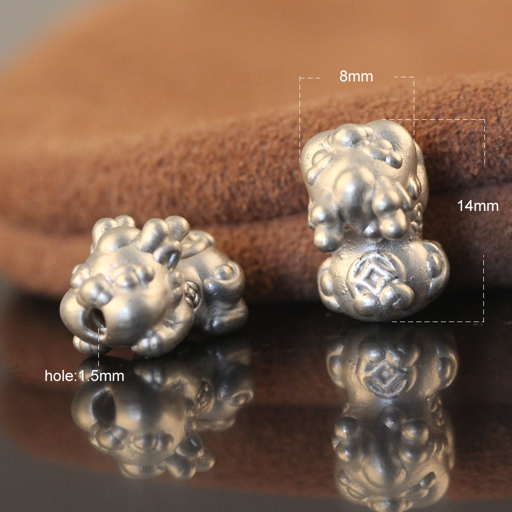 999 sterling silver beads