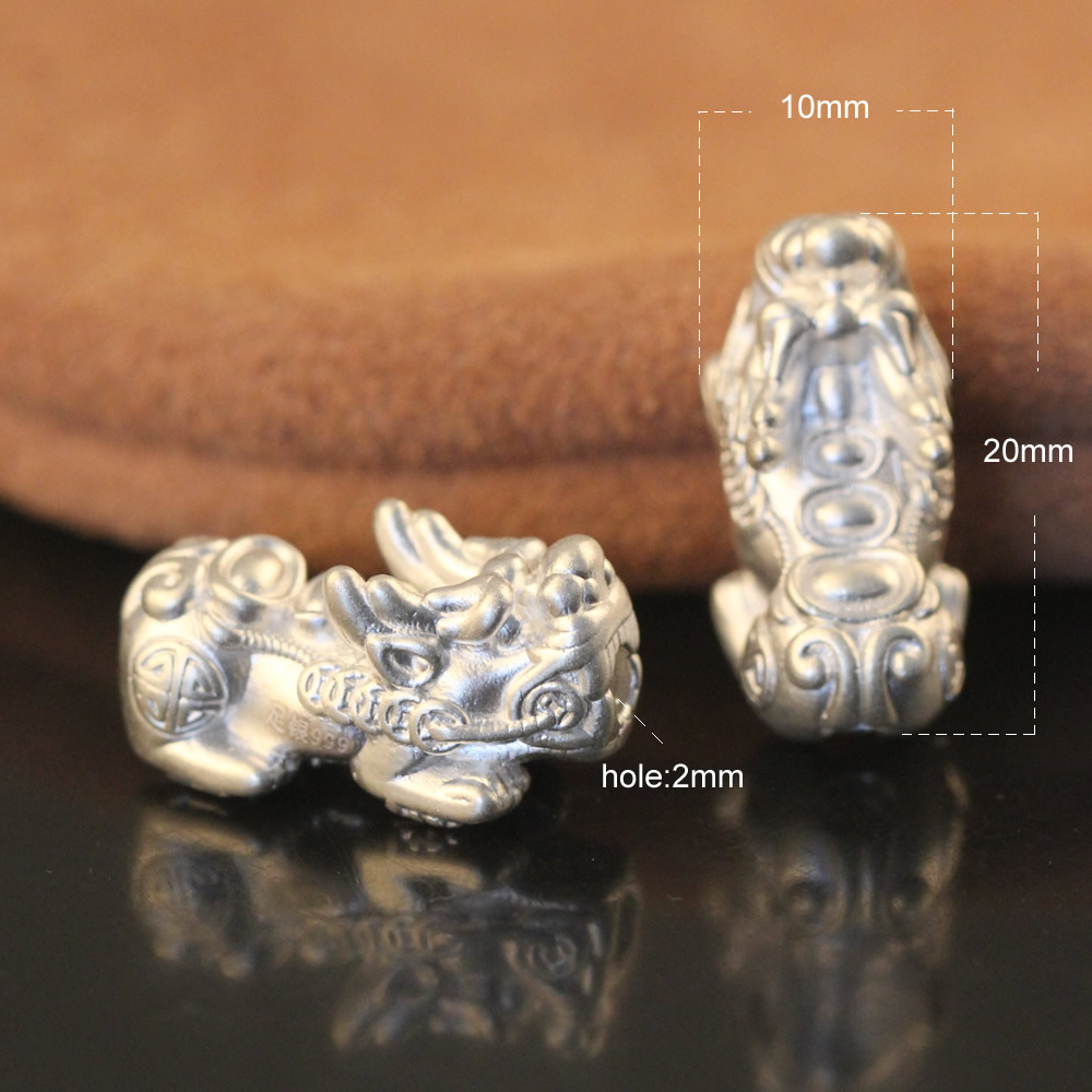 999 sterling silver beads
