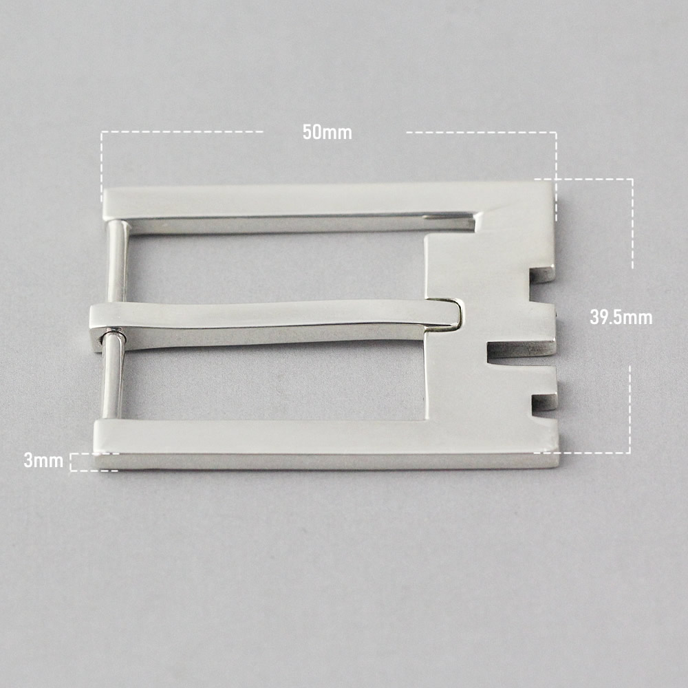 S925 Silver Frame Belt Buckle Lab Verified Avoid Tarnish Silver Hardware