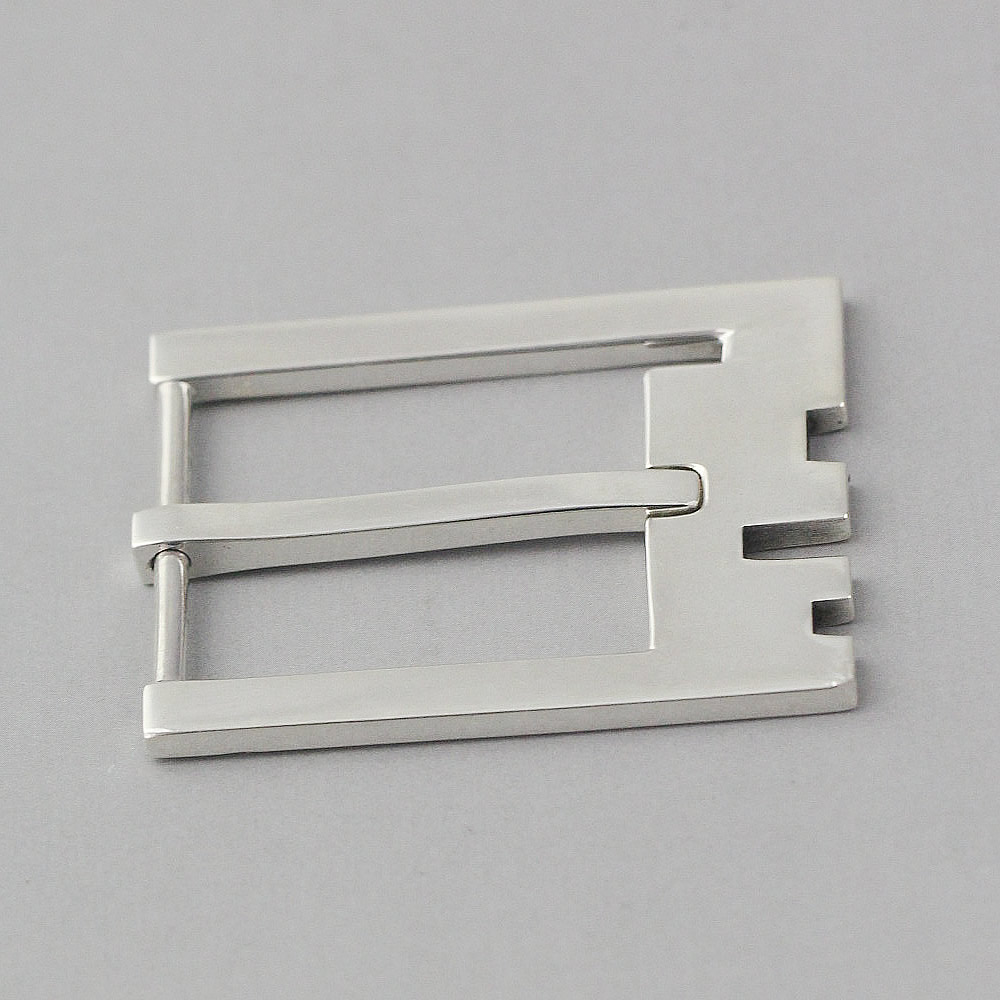 S925 Silver Frame Belt Buckle Lab Verified Avoid Tarnish Silver Hardware