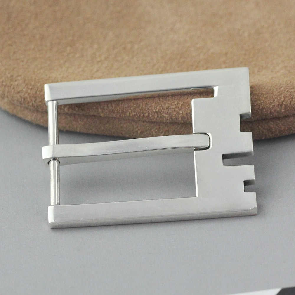 S925 Silver Frame Belt Buckle Lab Verified Avoid Tarnish Silver Hardware