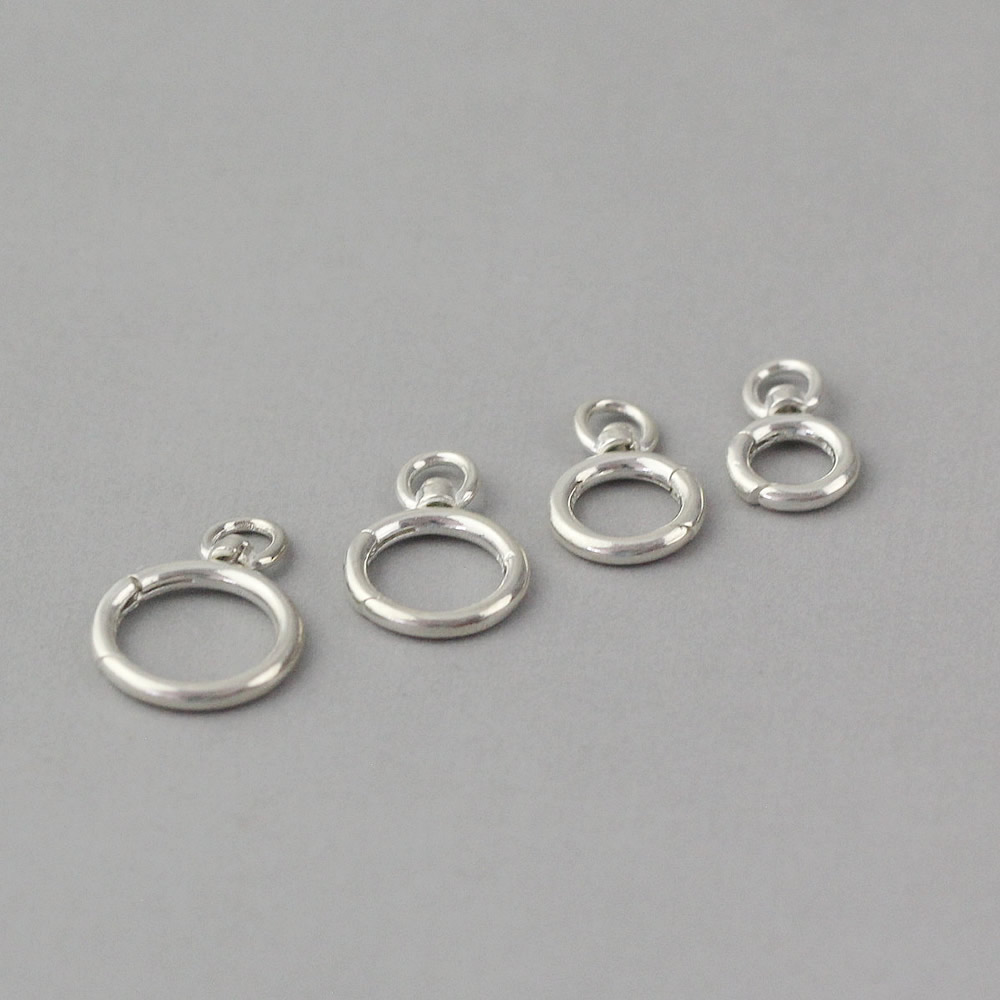 925 Sterling Silver Spring Ring Clasp Lab Tested Authentic Anti Tarnish DIY Bracelet Jewelry Craft Findings
