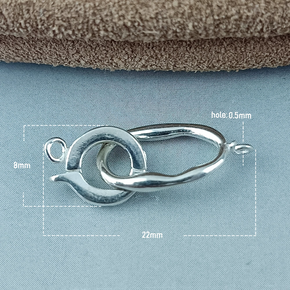 999 sterling silver Clasp