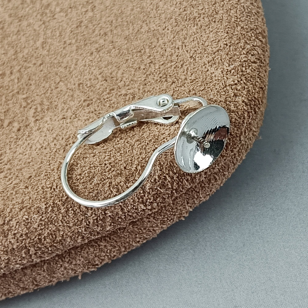Sterling Silver Cup Base Ear Hook Lab Tested Authentic Anti Tarnish DIY Dangle Earring Craft Findings