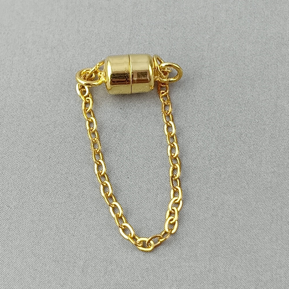 925 Silver Gold Plated Magnetic Connector For Bracelet Necklace