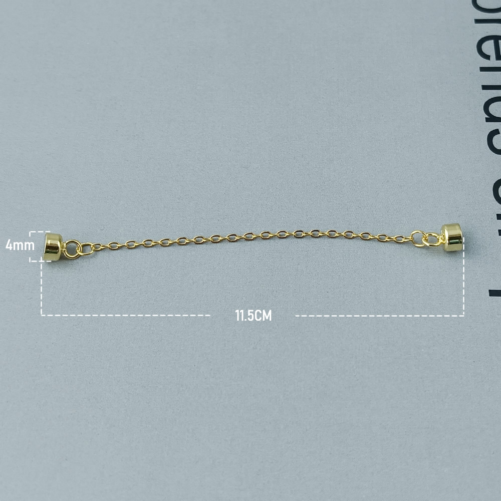 925 Silver Gold Plated Magnetic Connector For Bracelet Necklace
