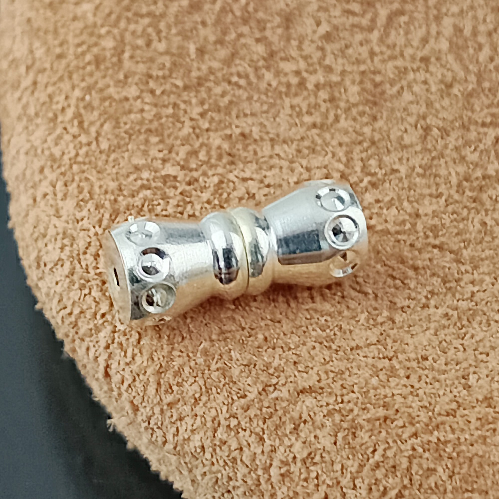 Hypoallergenic Mini Silver Magnetic Clasp Lab Inspected DDP Online Long Lasting Easy Wear Handmade Jewelry Components