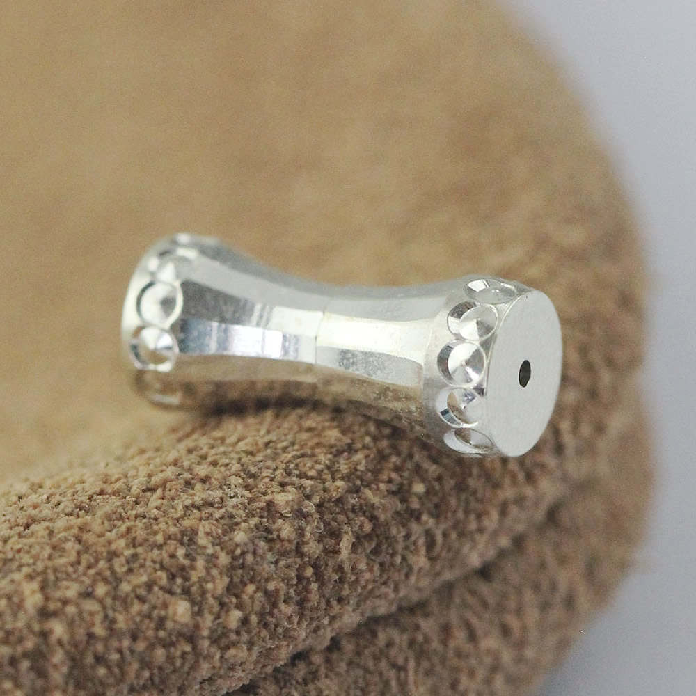 Polished Solid Silver Toggle Connect Buckle Lab Verified Pure Silver DDP Ready Stock Sturdy Nordic Necklace Supply Parts
