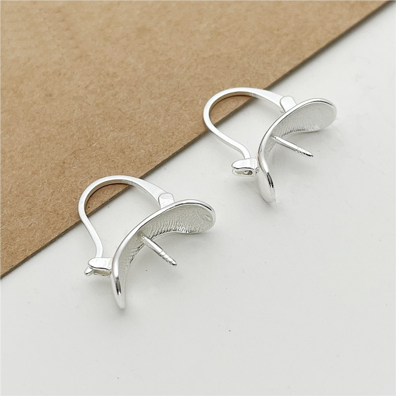 925 Sterling Silver Round Bezel Ear Post Blank Lab Tested Authentic DDP In Stock Online Anti Tarnish DIY Gem Earring Findings