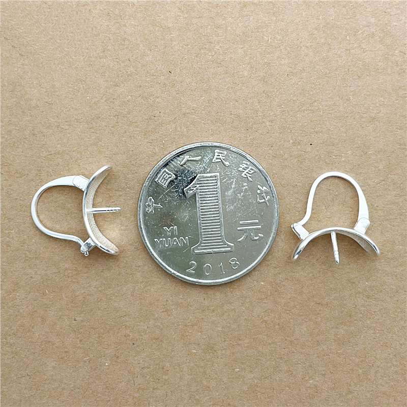 925 Sterling Silver Round Bezel Ear Post Blank Lab Tested Authentic DDP In Stock Online Anti Tarnish DIY Gem Earring Findings