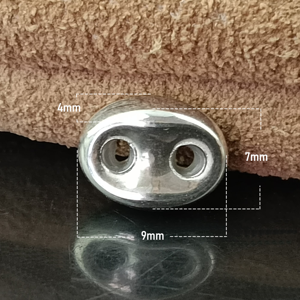 Sterling Silver cufflinks (Button)