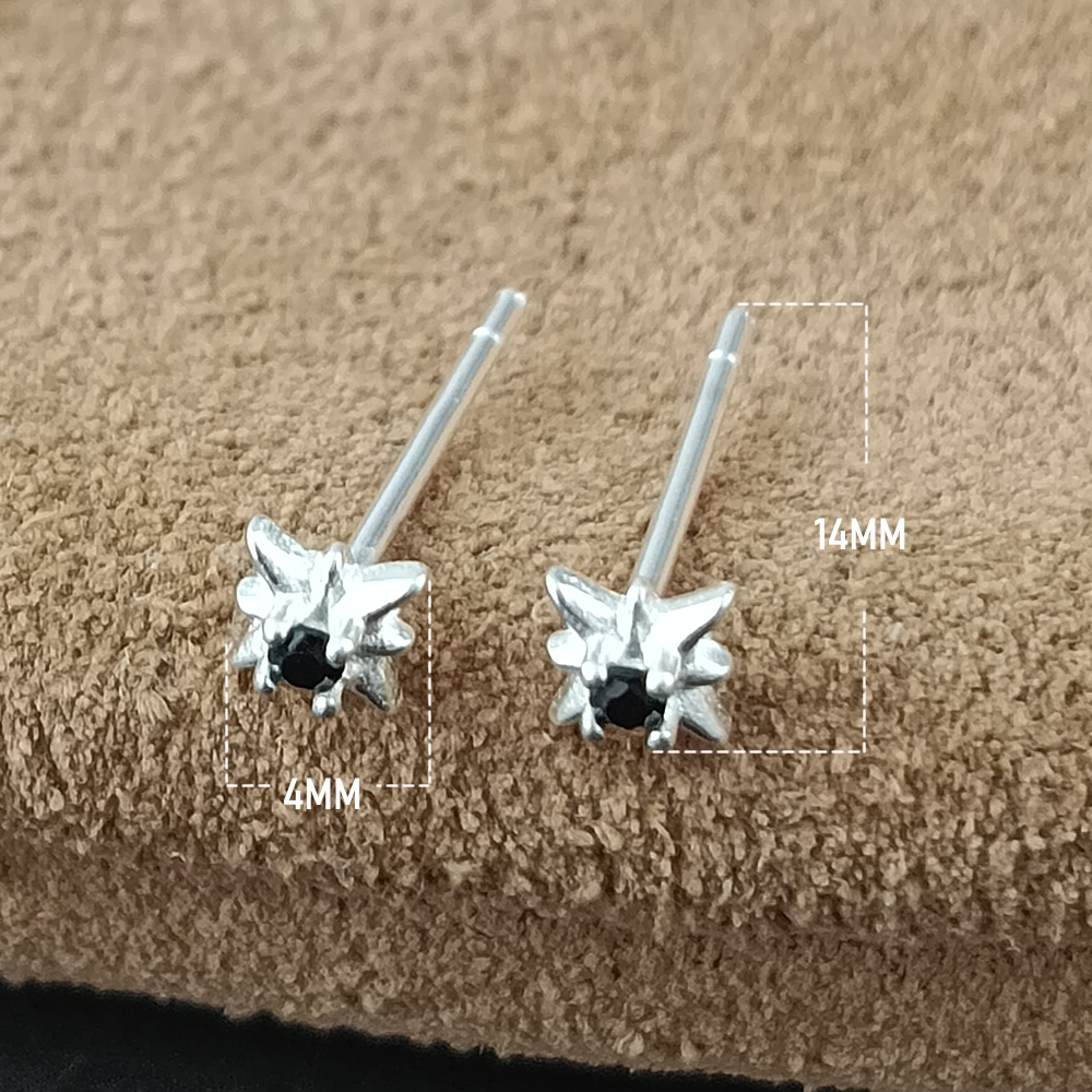 925 Sterling Silver Round CZ Inlaid Stud Earrings Lab Tested Authentic DDP In Stock Online Anti Tarnish Daily Wear Piercing Jewe