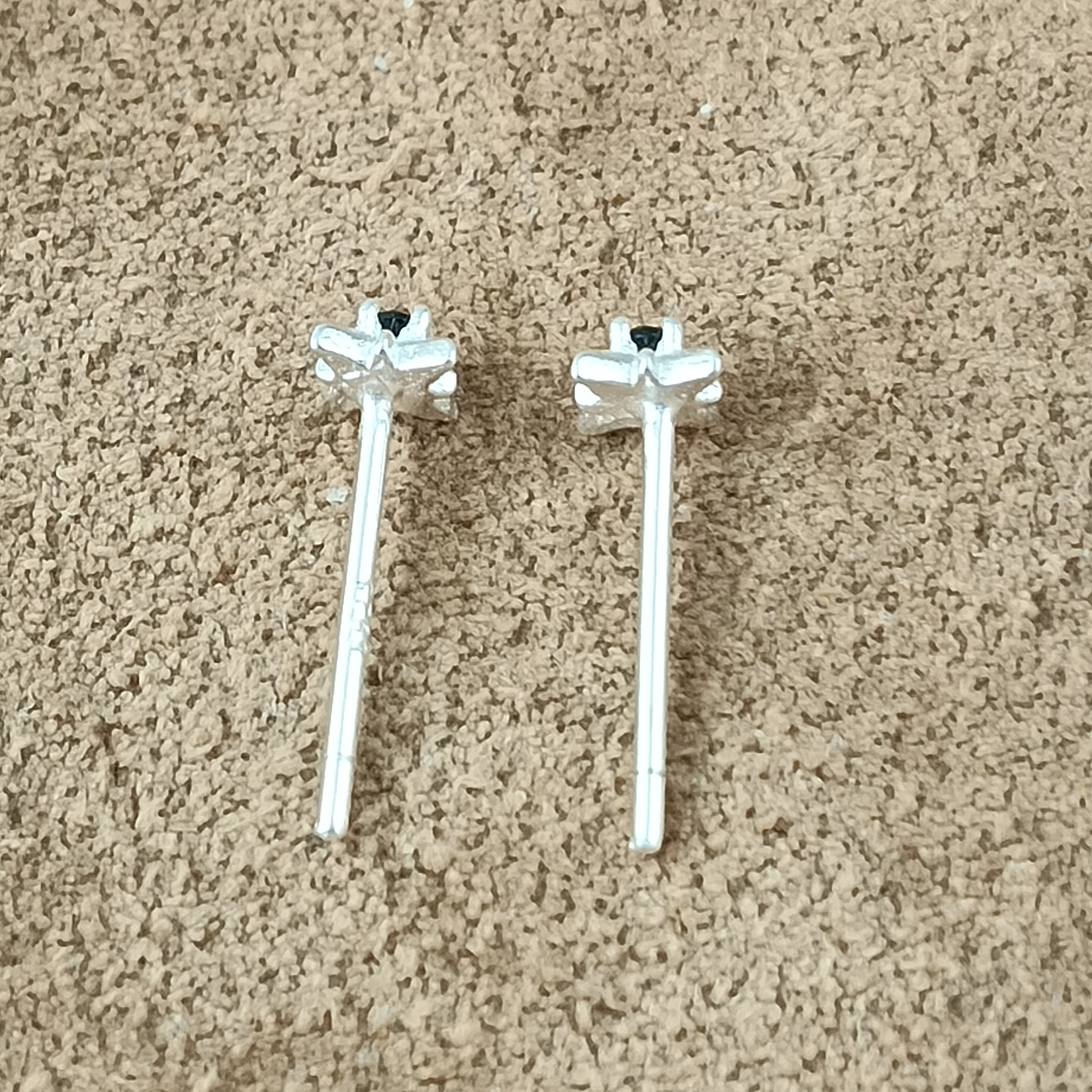 925 Sterling Silver Round CZ Inlaid Stud Earrings Lab Tested Authentic DDP In Stock Online Anti Tarnish Daily Wear Piercing Jewe
