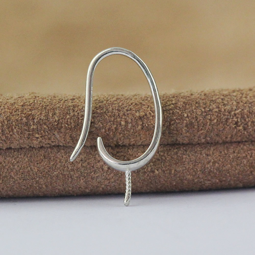 925 Sterling Silver Fish Hook Ear Wire Lab Tested Authentic DDP In Stock Online Anti Tarnish DIY Dangle Earring Findings