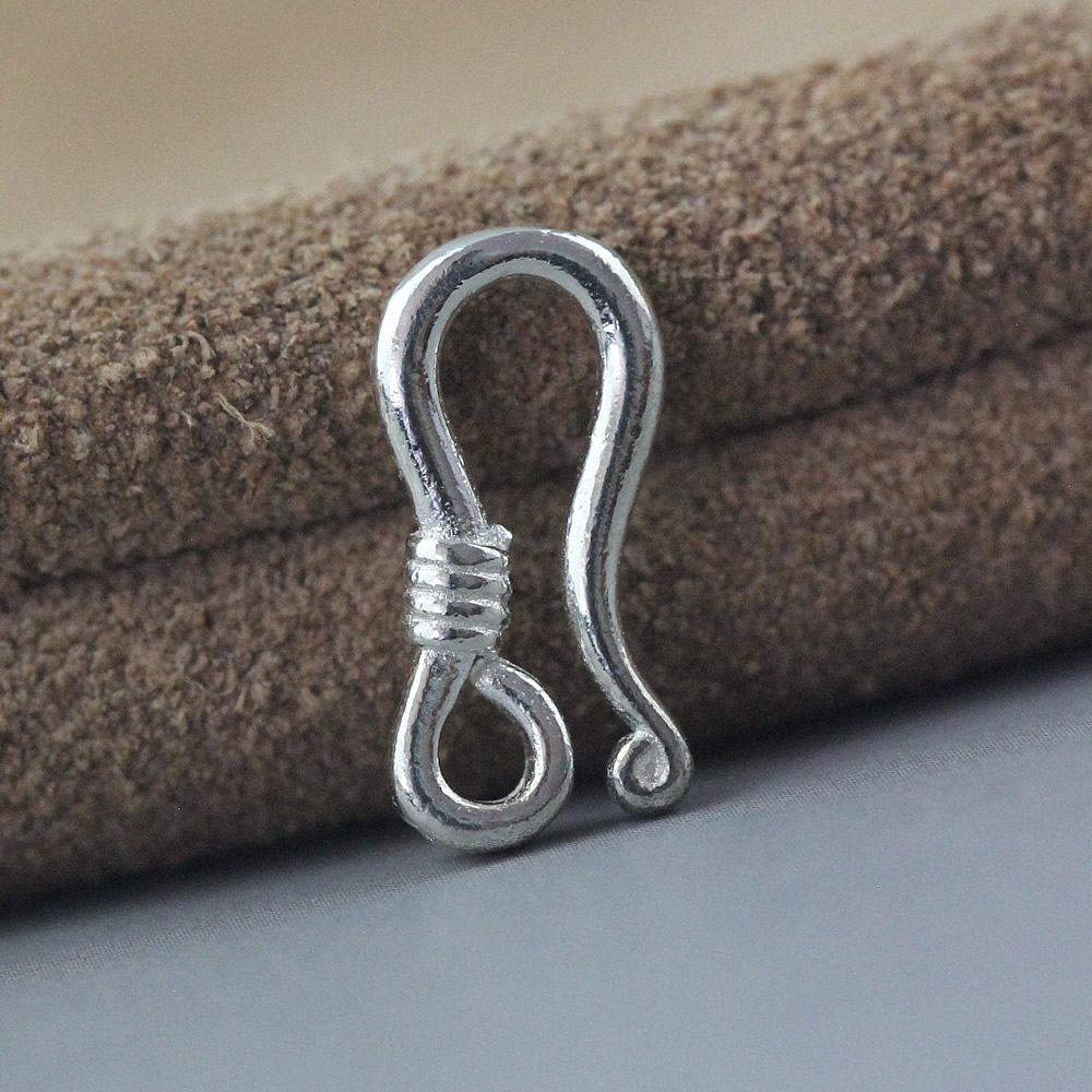 925 Sterling Silver Question Mark Hook Clasp Lab Tested Authentic DDP In Stock Online Anti Tarnish DIY Bracelet Jewelry Findings
