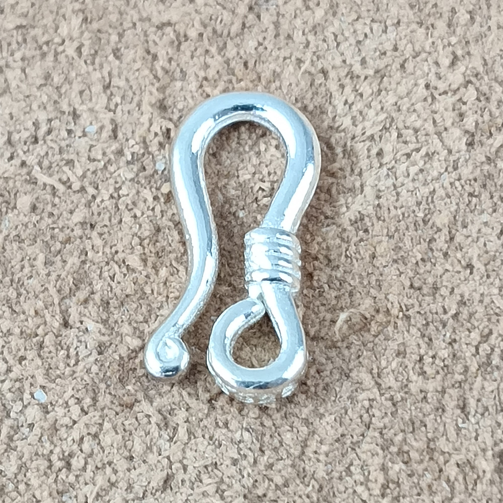 925 Sterling Silver Question Mark Hook Clasp Lab Tested Authentic DDP In Stock Online Anti Tarnish DIY Bracelet Jewelry Findings
