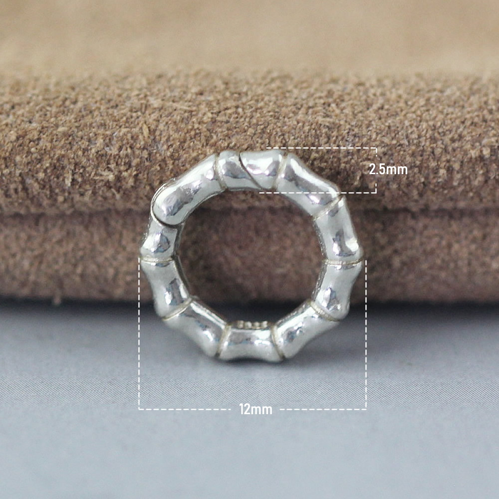 Sterling Silver Spring Rings Clasps