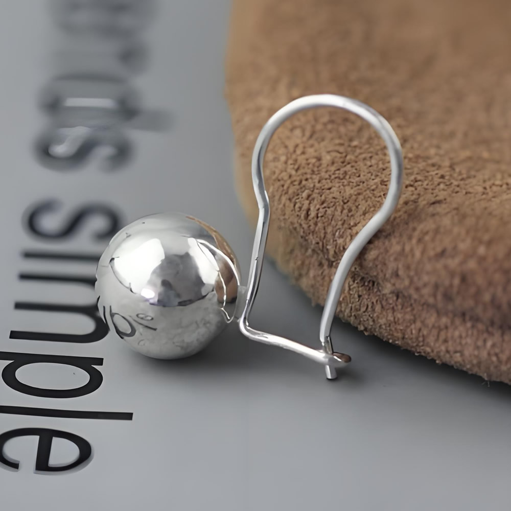 Sterling Silver Kidney Wires Earrings