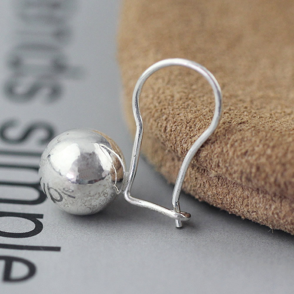 Sterling Silver Kidney Wires Earrings