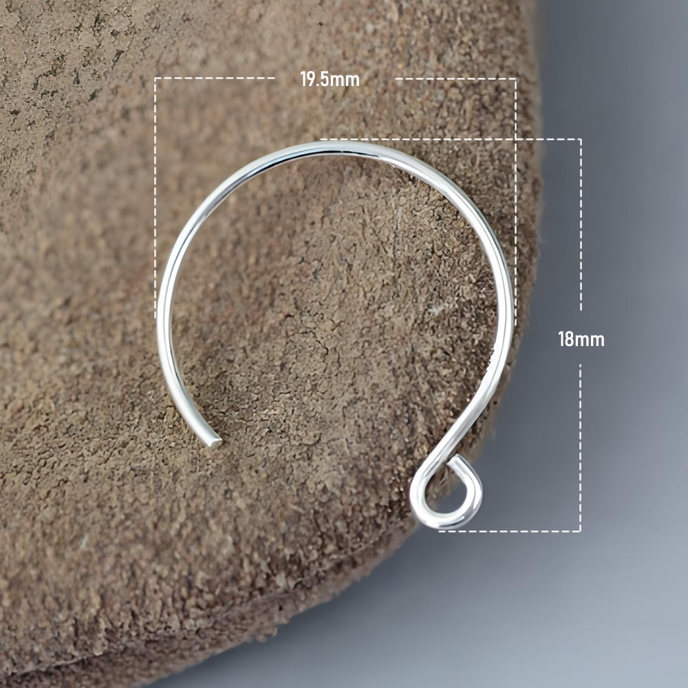 Sterling Silver French Wires Components