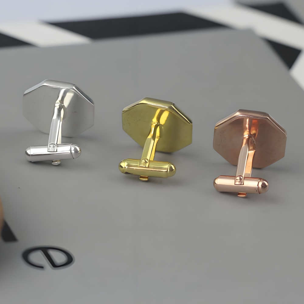 Sterling Silver Cufflink Settings