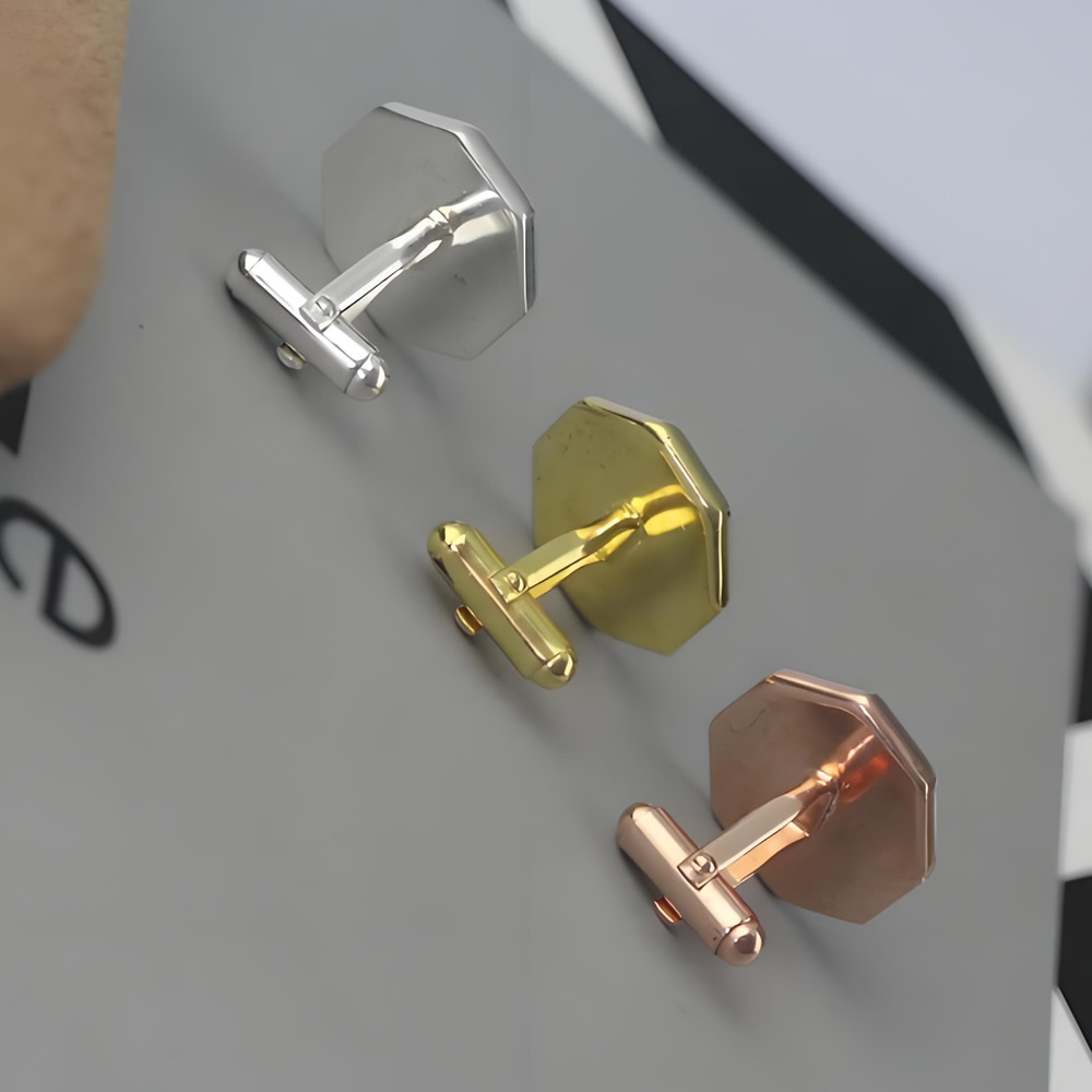 Sterling Silver Cufflink Settings