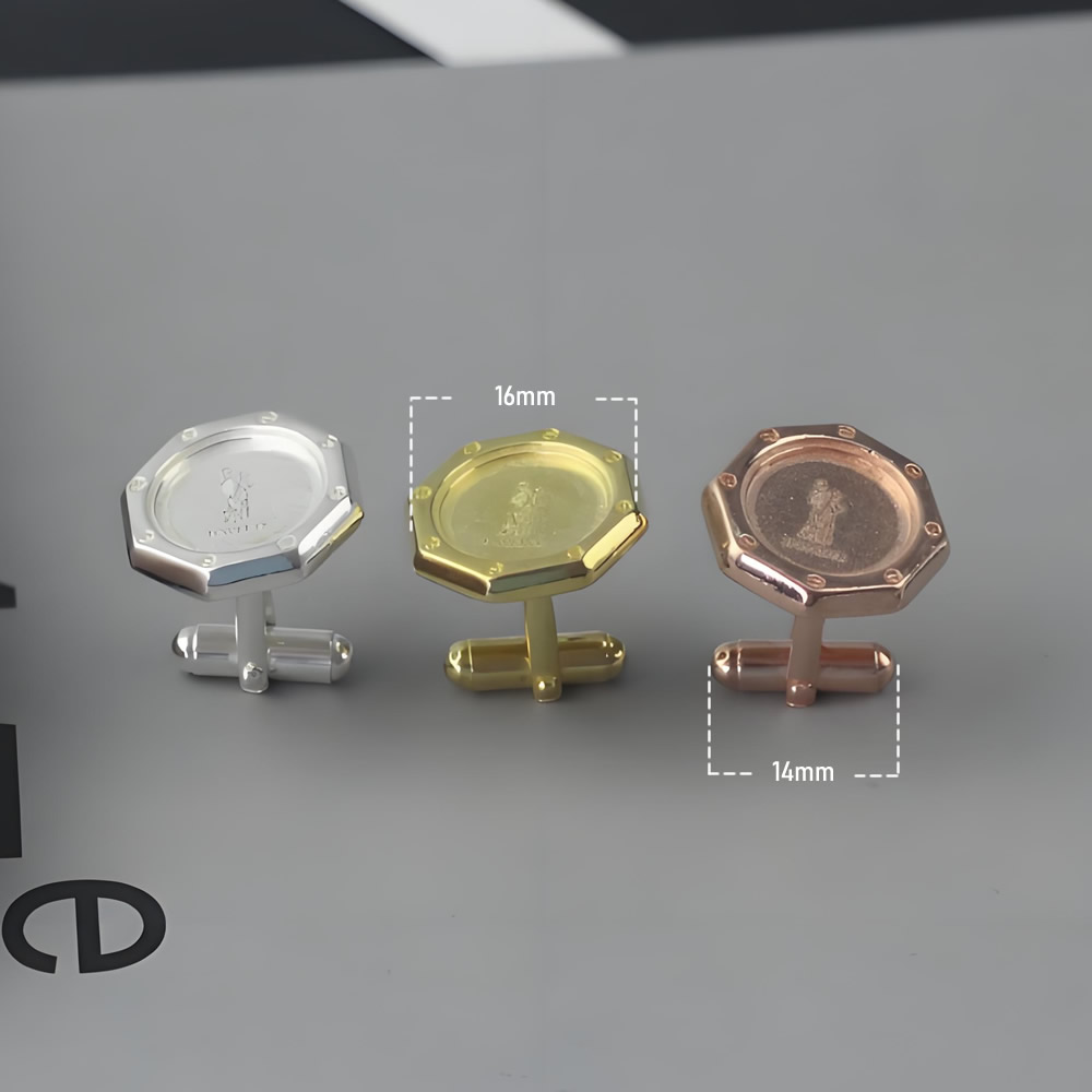 Sterling Silver Cufflink Settings